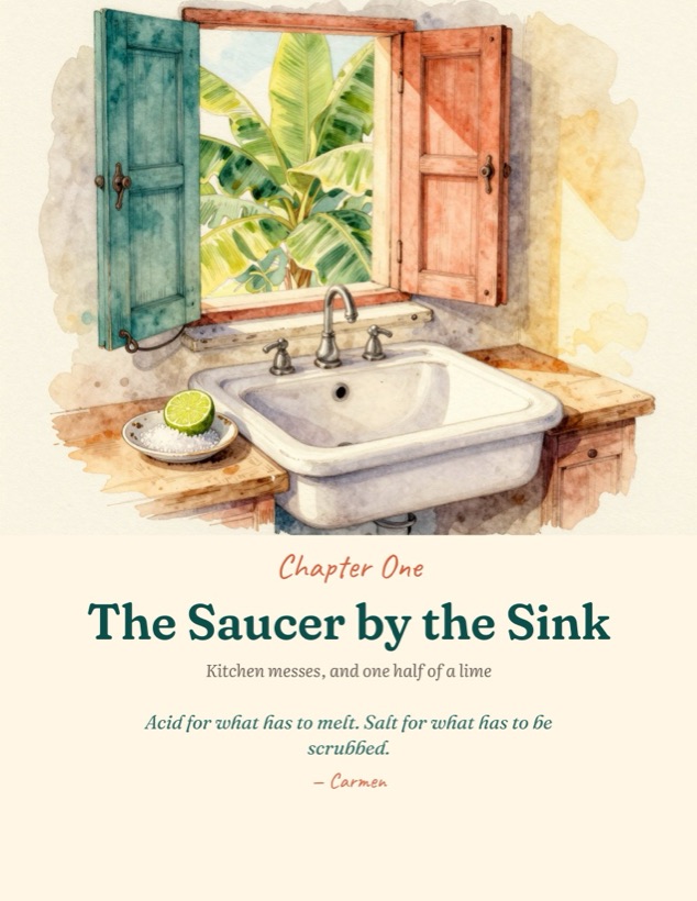 Chapter One: The Saucer by the Sink